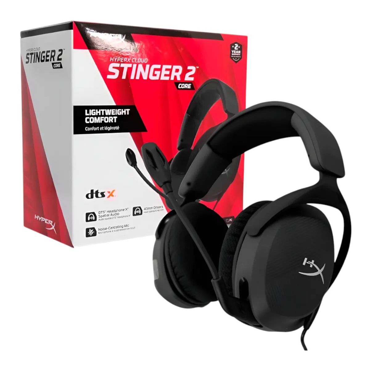 STINGER - Audífonos HyperX Cloud Stinger 2 Core DTS:X Sonido 3D