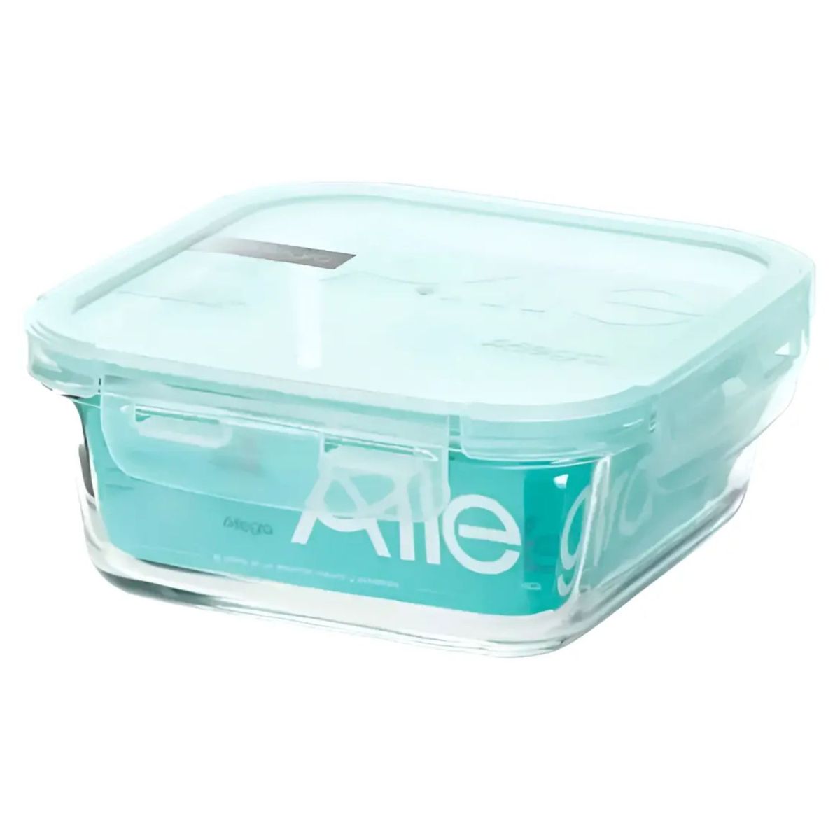 ALLEGRA - Pack 2 Contenedores Herméticos Vidrio (740+380 Ml) Allegra