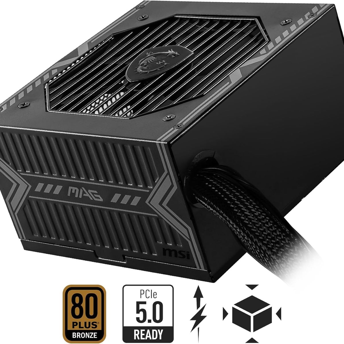 MSI - FUENTE DE PODER MSI 750W 80 PLUS BRONCE ATX 3.0 PCIE 5.0 P/N MAGA750BNPCIE5