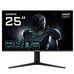 GIGABYTE - MONITOR GAMER 25" GS25F2 200HZ IPS HDMI / DP FULL HD FREESYNC PREMIUM HDR Y PARLANTES