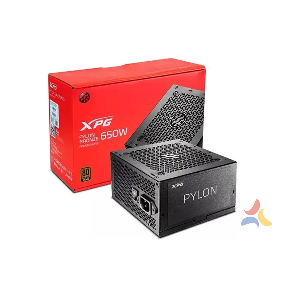 ADATA - FUENTE DE PODER ADATA XPG PYLON 650W BRONZE P/N PYLON650B-BKCEU