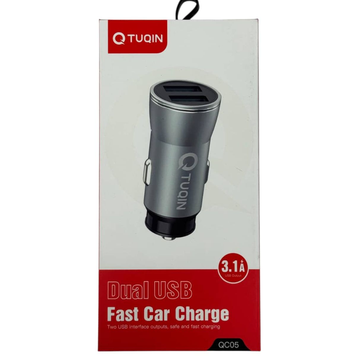 GENERICO - Encendedor De Auto Cargador Doble Usb Qc05 Cabletipo C 62002