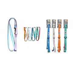 GENERICO - Correa Para Perros y Gatos - 1.5cmx150cm - Nylon Reforzado Colores Surtidos