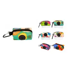 GENERICO - Dispensador De Bolsas Para Desechos De Mascotas - 10x5cm - Formato Huesito Portátil Colores Surtidos