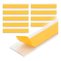 KUANGYE - 100cmx4.2cm Porta Fleje Adhesivo Tipo L Precio 10 Pcs