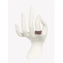 TAETHAI - Anillo de plata 925 con Rubies naturales