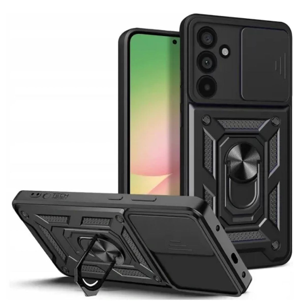 GENERICO - Carcasa Armor Anillo Reforzada Para Samsung A57 5g - Negro