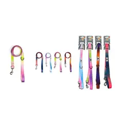 GENERICO - Correa De Paseo Para Perros - 2.0x120cm - Nylon Reforzado - Colores Surtidos