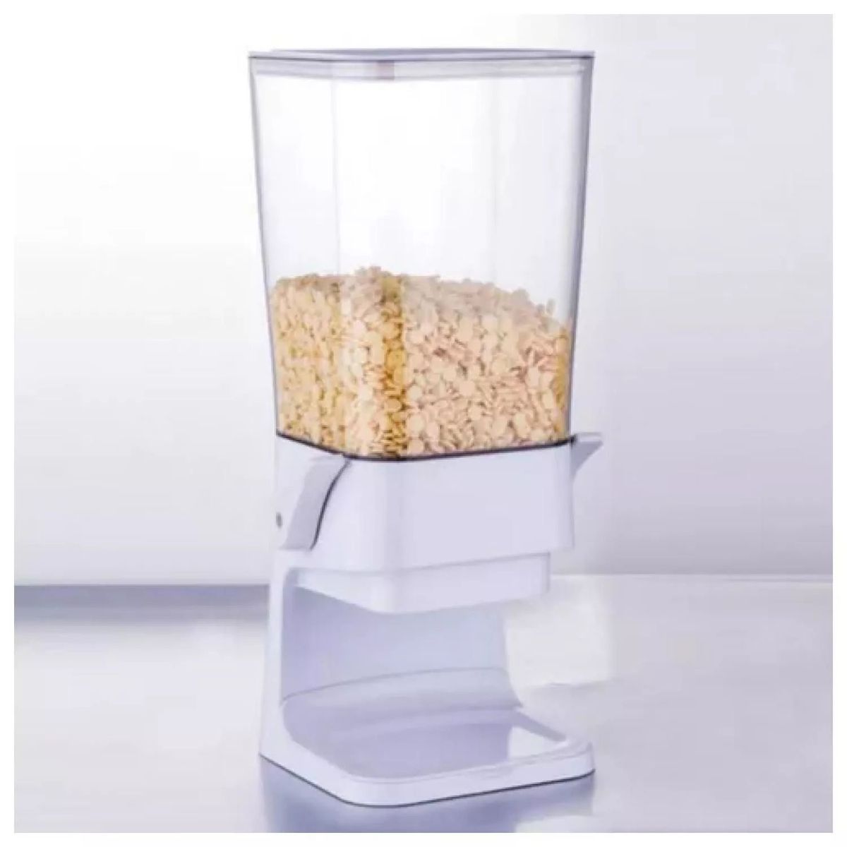 GENERICO - Dispensador Cereales Organizador Blanco Practico Cocina