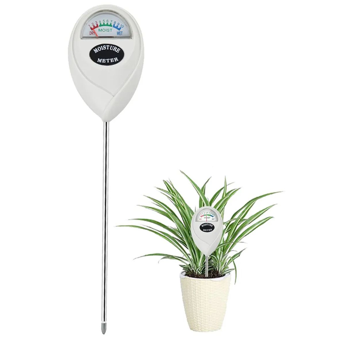 GENERICO - Higrómetro Medidor Maceteros Sensor Detector Humedad Plantas