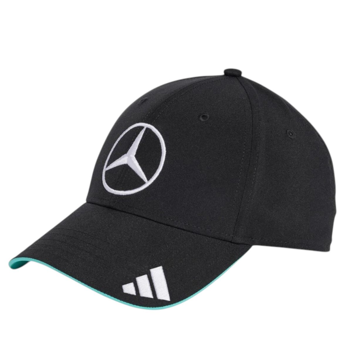 MERCEDES - Gorro Jockey Mercedes AMG F1 Oficial 2025 Black Driver Cap