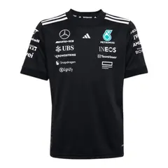MERCEDES - Polera Formula 1 AMG Petronas Oficial 2025 Negra