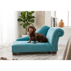 GENERICO - Sofá Mascota Chaise Lounge TURQUESA