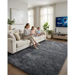 GENERICO - Alfombra Shaggy Peluda Extra Suave VERANO INVIERNO 240 x 200 cm