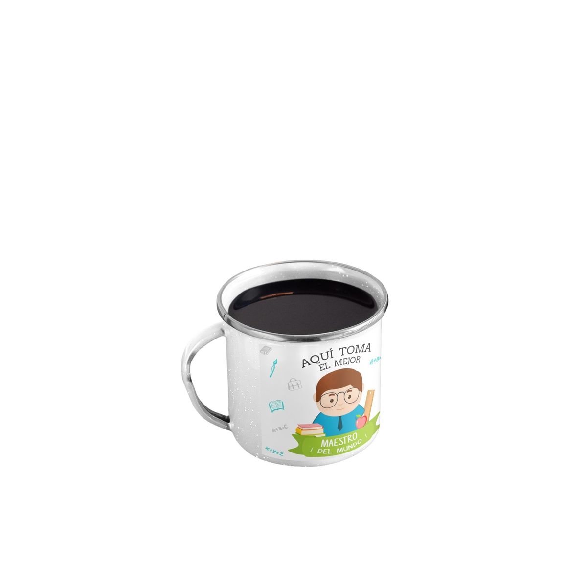 GENERICO - Taza Enlozada Café y Clases - Días de Profesor
