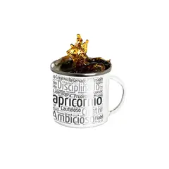 GENERICO - Taza Enlozada Capricornio - Disciplina y Responsabilidad