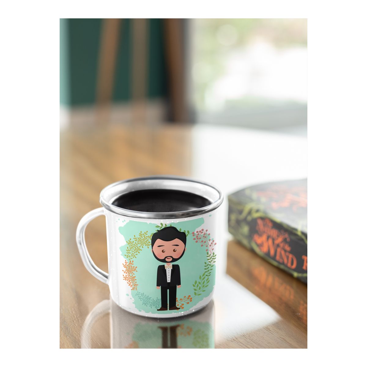 GENERICO - Taza Enlozada Compañeros de Vida - Mrs y Mrs