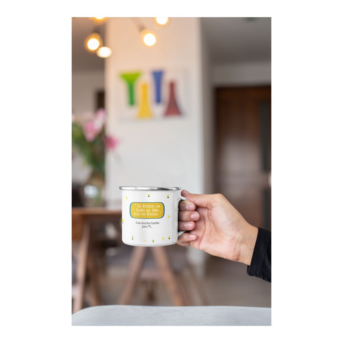 GENERICO - Taza Enlozada Circuitos y Café - Día de Electricista