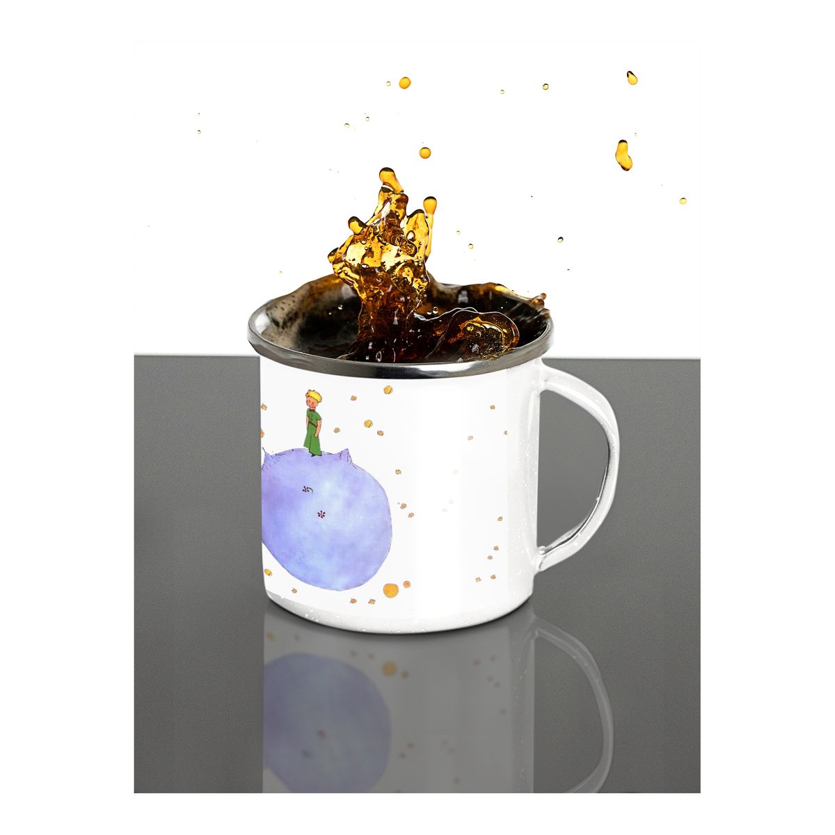 GENERICO - Taza Enlozada Con El Principito en el Desierto