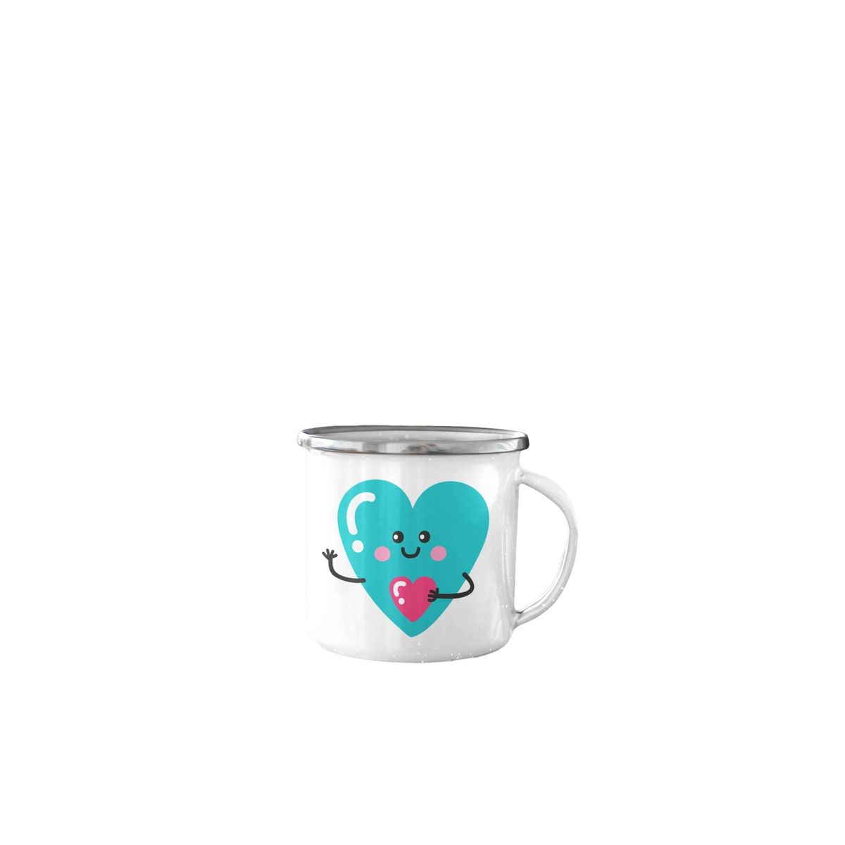 GENERICO - Taza Enlozada Corazón Mi Lugar Favorito - Refugio de Amor