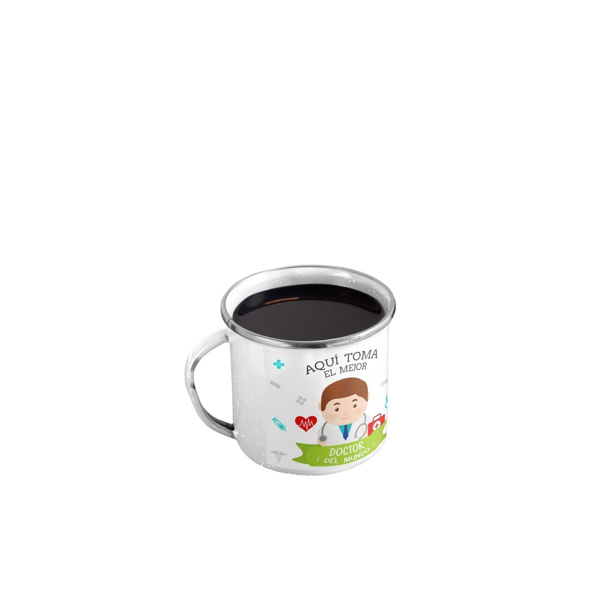 GENERICO - Taza Enlozada Doctor - En Guardia por la Salud