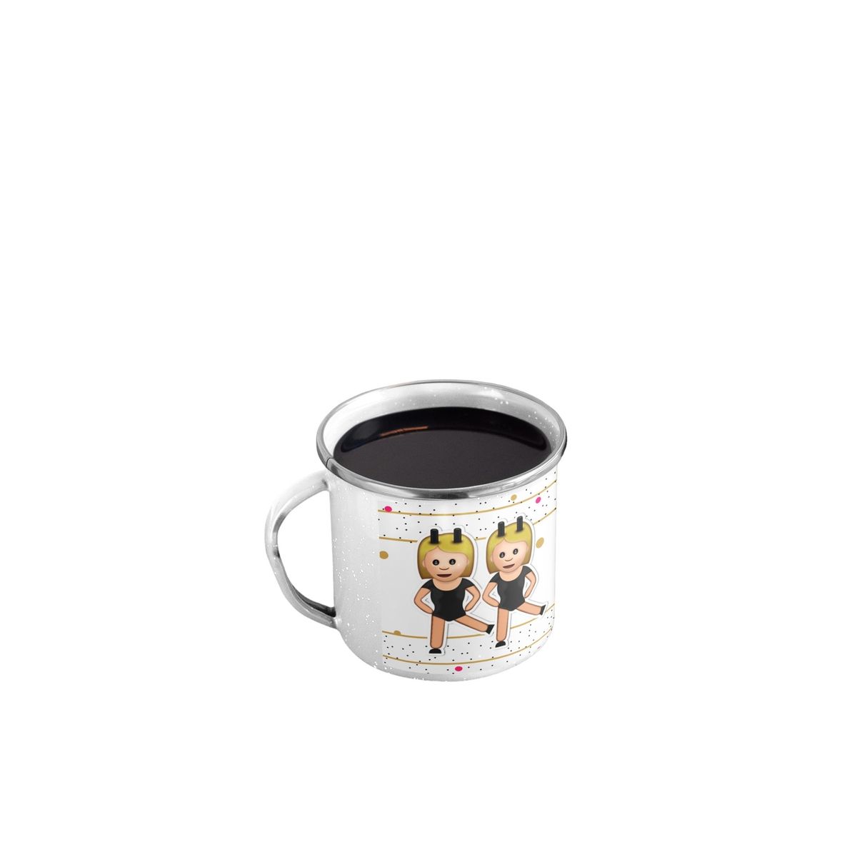 GENERICO - Taza Enlozada Emoticones - Caritas y Emociones