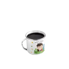 GENERICO - Taza Enlozada Entre Gráficos y Granos de Café - Economista H