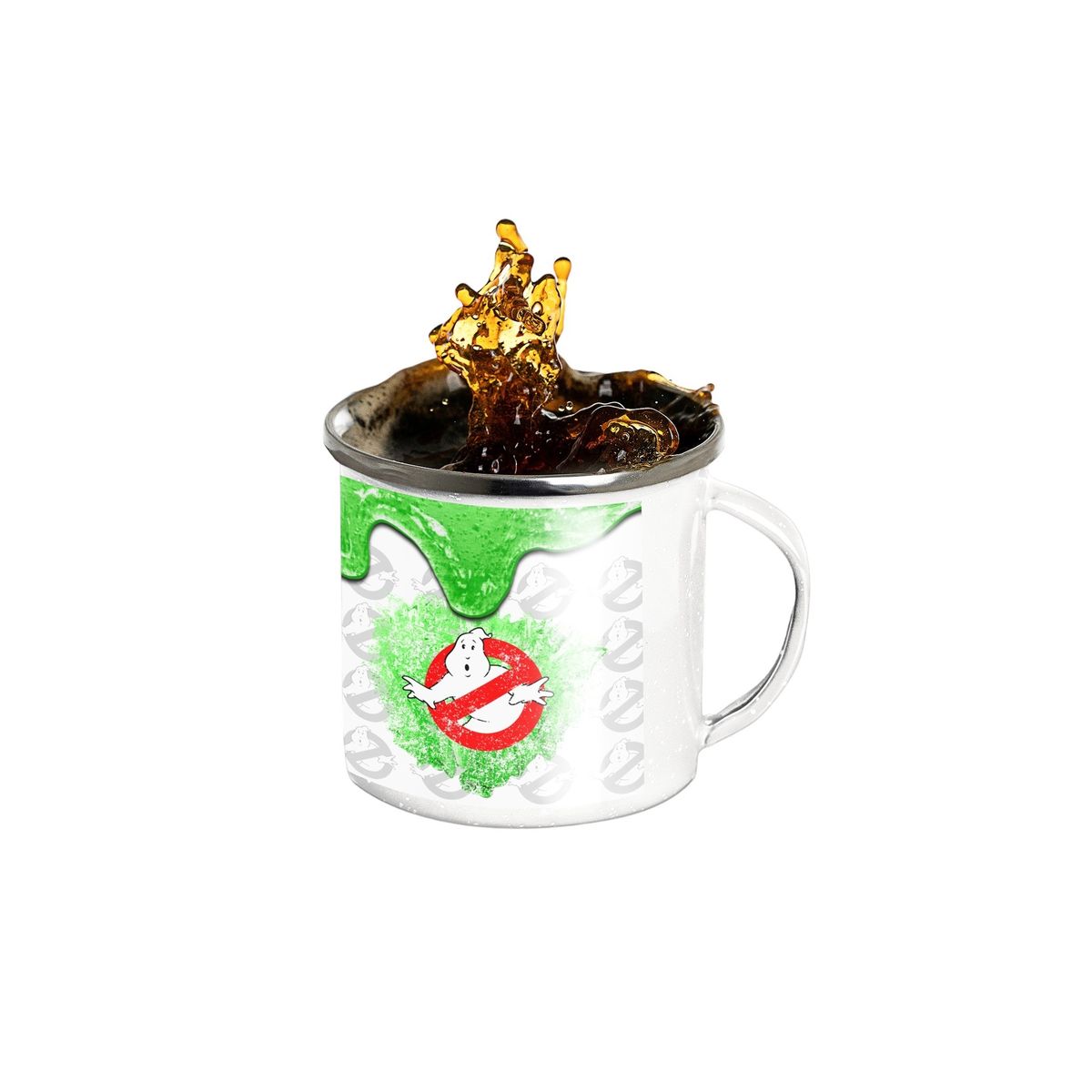 GENERICO - Taza Enlozada Equipo Cazafantasmas - Unidos Contra Fantasmas