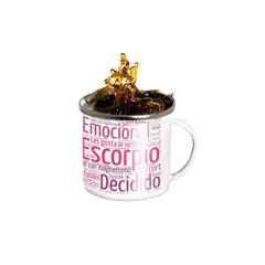 GENERICO - Taza Enlozada Escorpio - Transformación y Poder