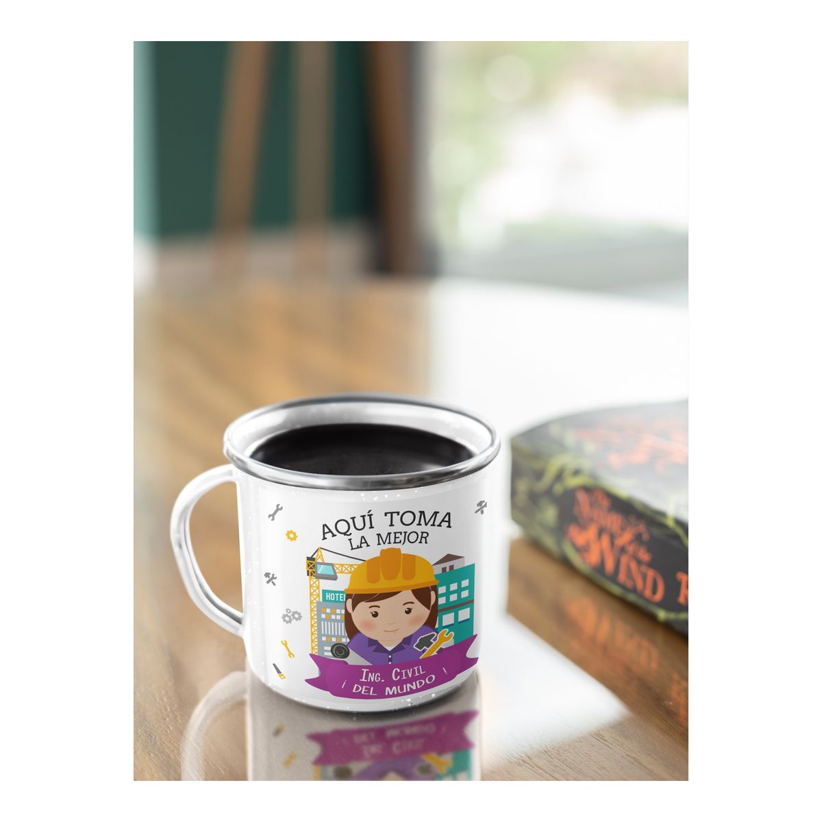 GENERICO - Taza Enlozada Estructuras y Espresso - Ingeniera Civil