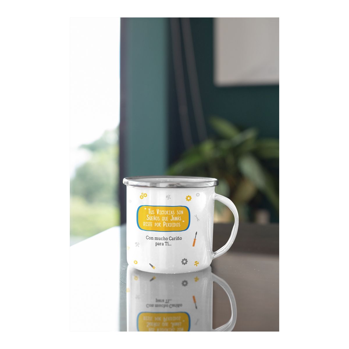 GENERICO - Taza Enlozada Estructuras y Espresso - Ingeniero Civil