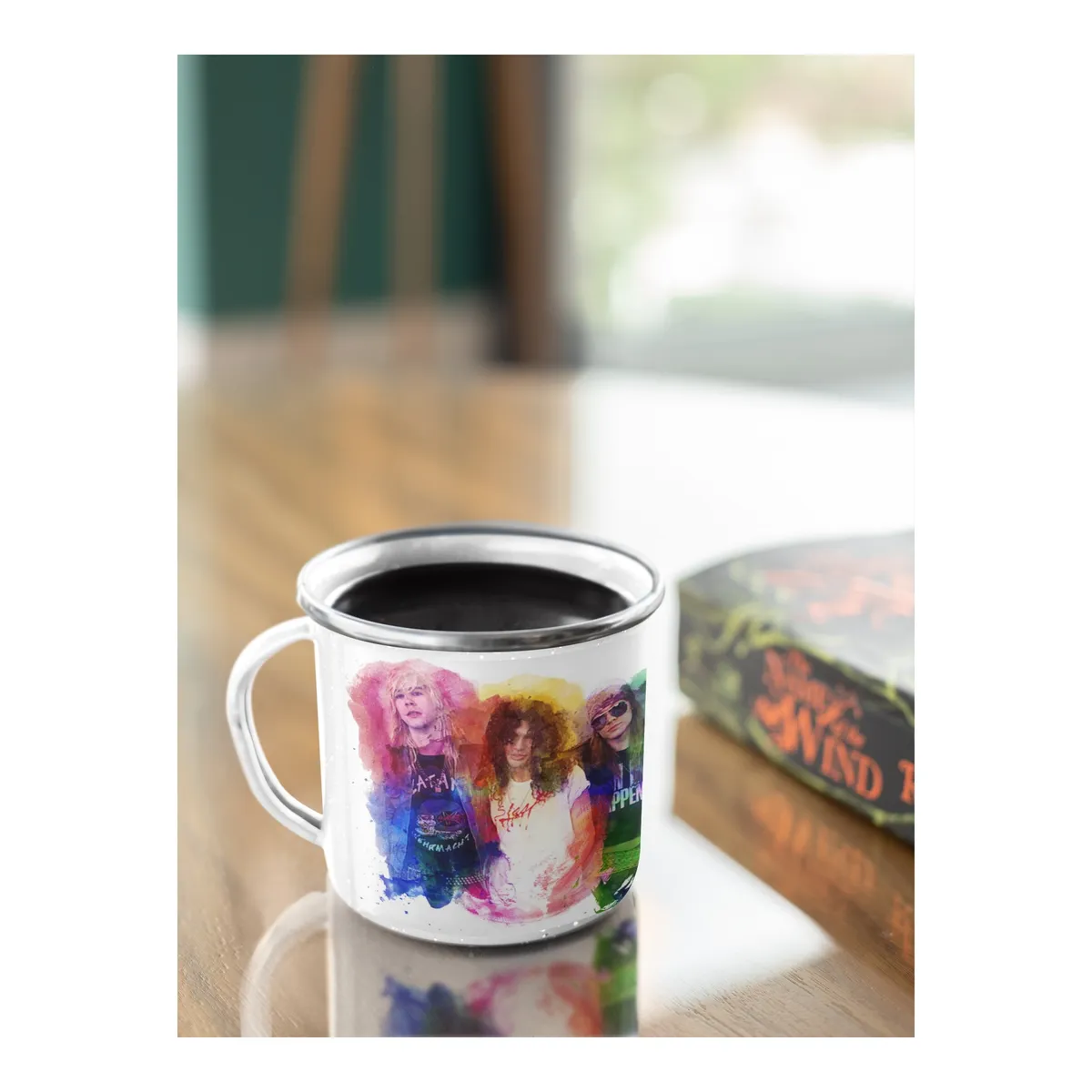 GENERICO - Taza Enlozada Guns N Roses - Rock Inmortal