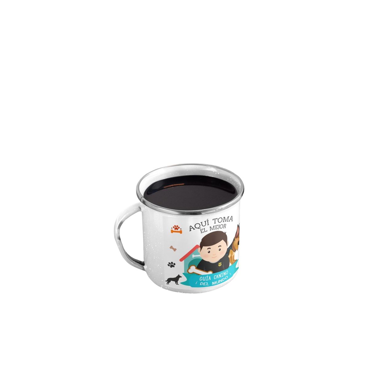 GENERICO - Taza Enlozada Guía Canino - Liderazgo y Lealtad H