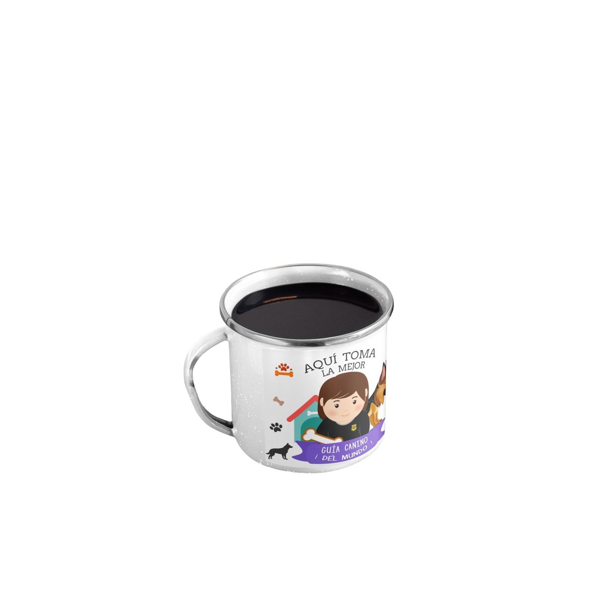GENERICO - Taza Enlozada Guía Canino - Liderazgo y Lealtad M