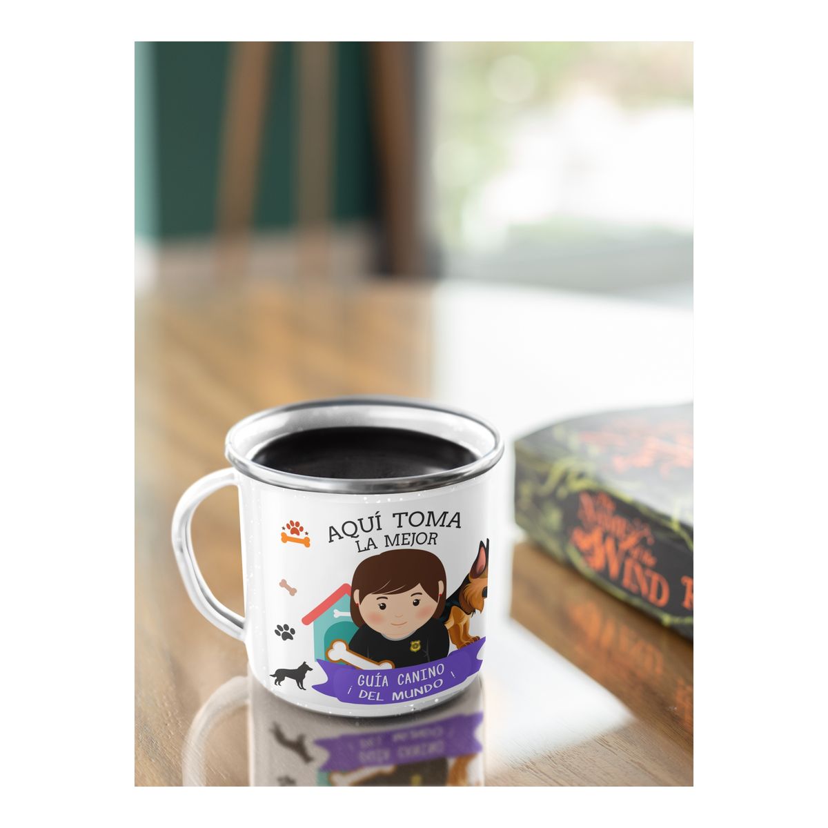 GENERICO - Taza Enlozada Guía Canino - Liderazgo y Lealtad M