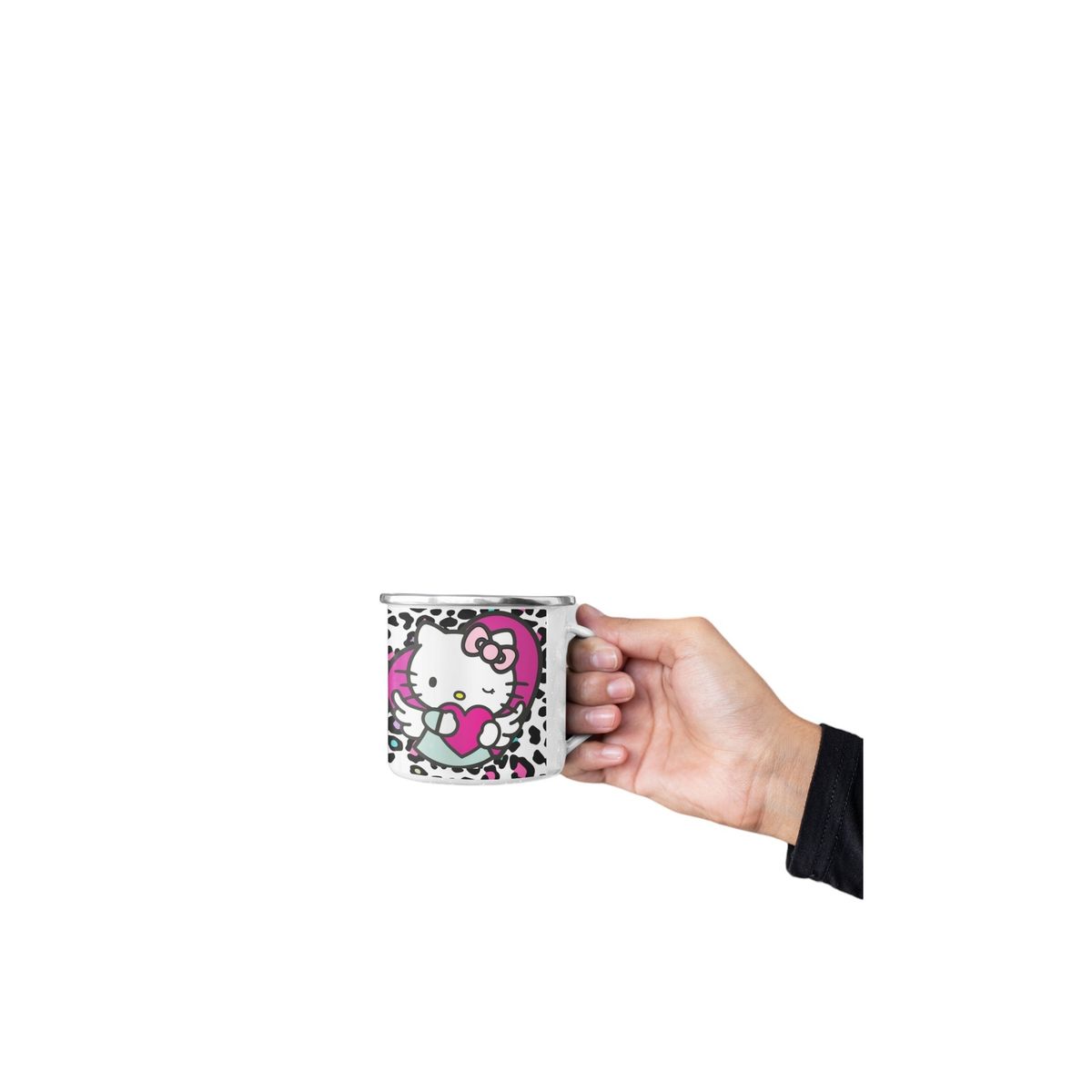 GENERICO - Taza Enlozada Hello Kitty - Dulzura y Amistad