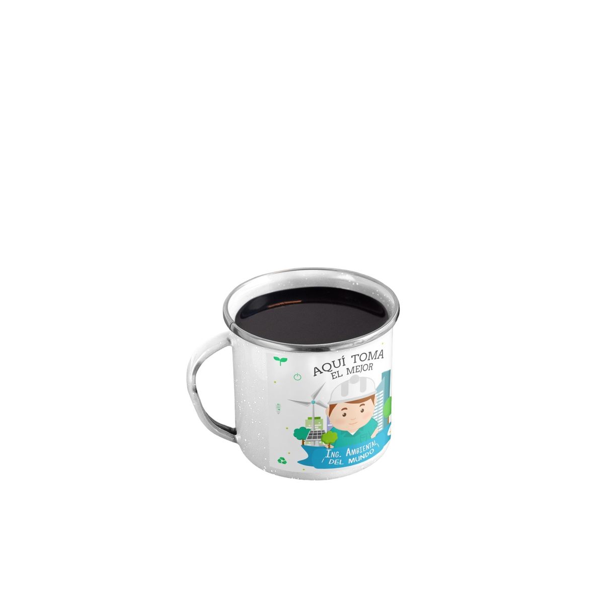 GENERICO - Taza Enlozada Ing. Ambiental - Sostenibilidad y Sorbos H