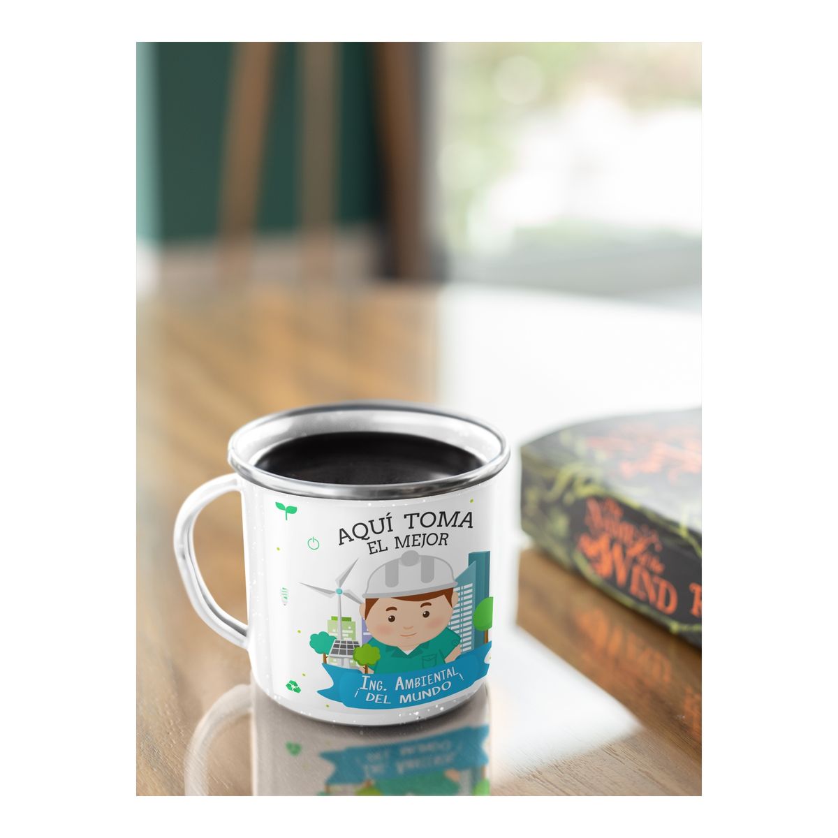 GENERICO - Taza Enlozada Ing. Ambiental - Sostenibilidad y Sorbos H