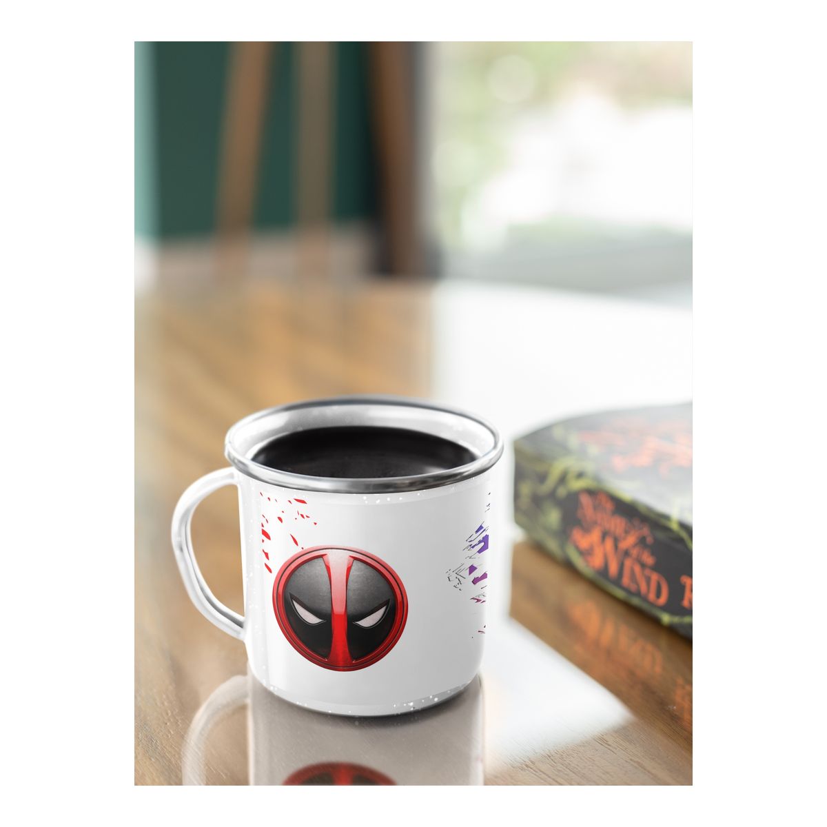 GENERICO - Taza Enlozada Iron Man & Deadpool - Duelo de Ingenios