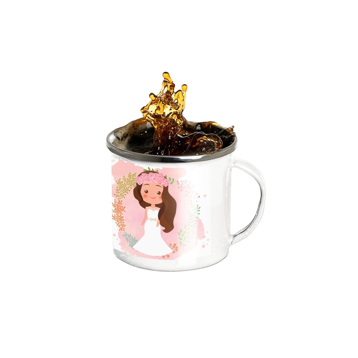 GENERICO - Taza Enlozada Juntas en Todo - Mrs y Mrs