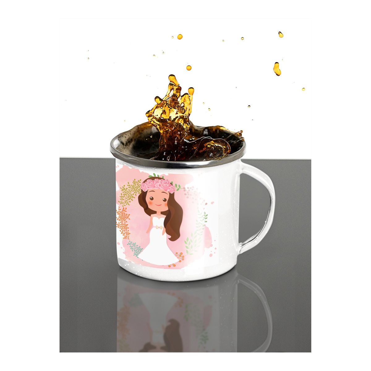 GENERICO - Taza Enlozada Juntas en Todo - Mrs y Mrs