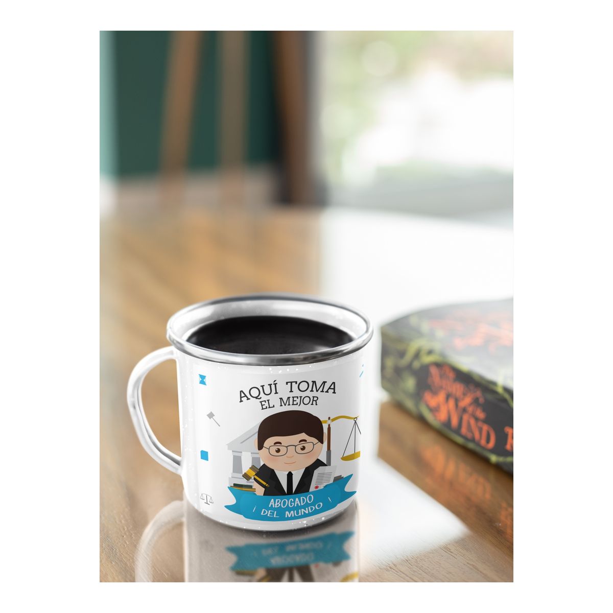 GENERICO - Taza Enlozada Justicia y Java - Abogado