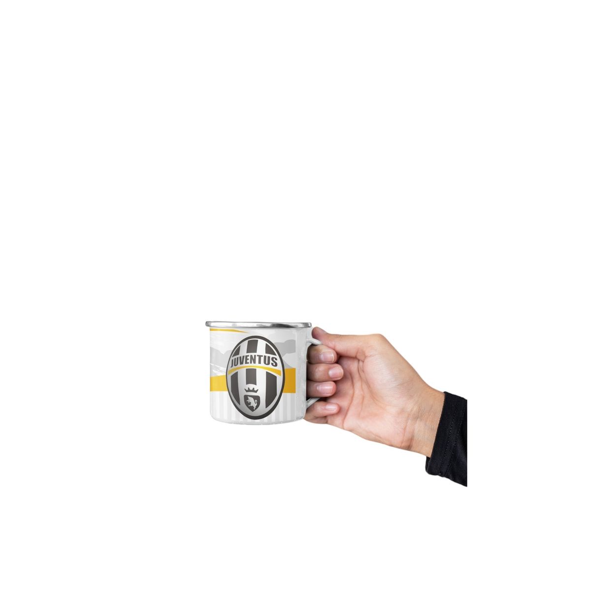 GENERICO - Taza Enlozada Juventus - Pasión en Blanco y Negro