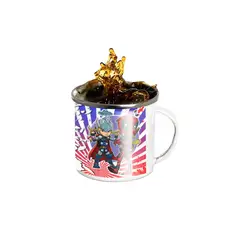 GENERICO - Taza Enlozada Martillo y Sarcasmo - Thor y Deadpool