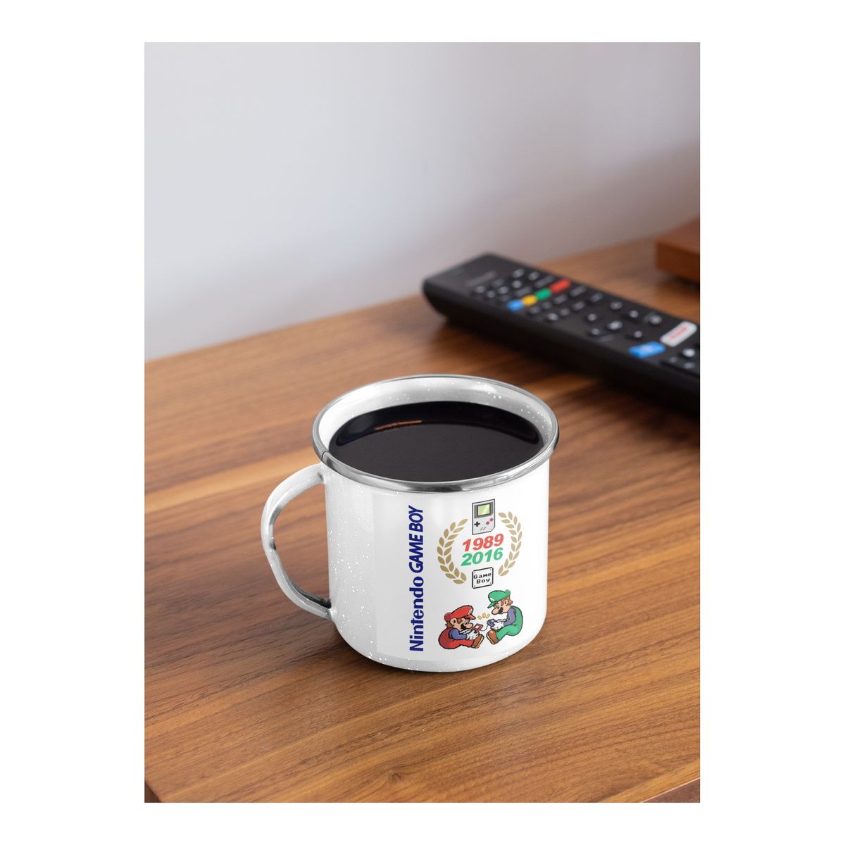 GENERICO - Taza Enlozada Nintendo Game Boy - Retro Gaming