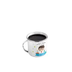 GENERICO - Taza Enlozada Química y Quimeras - Café de Ing. Químico H