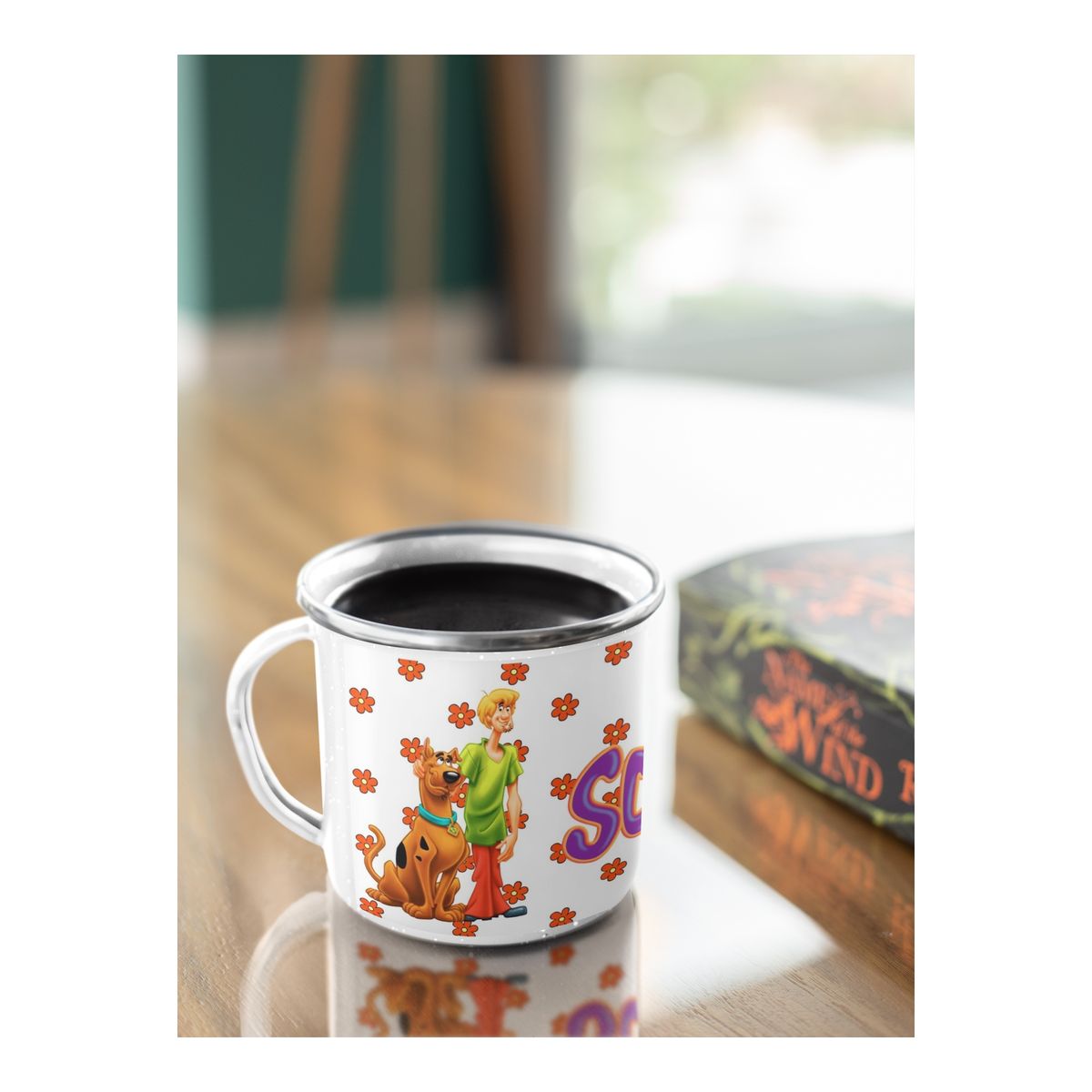 GENERICO - Taza Enlozada Scooby Doo - Misterios y Meriendas