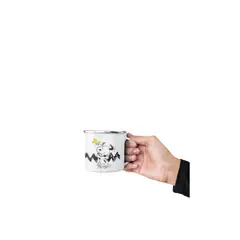 GENERICO - Taza Enlozada Snoopy - Aventuras del Beagle Volador