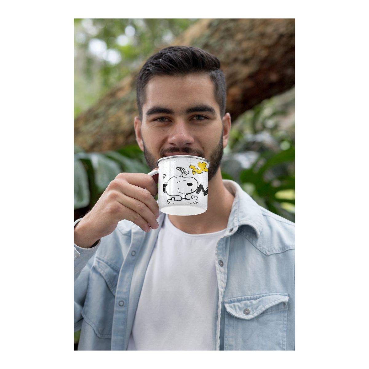 GENERICO - Taza Enlozada Snoopy - Aventuras del Beagle Volador
