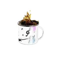 GENERICO - Taza Enlozada Soda Stereo Gracias Totales